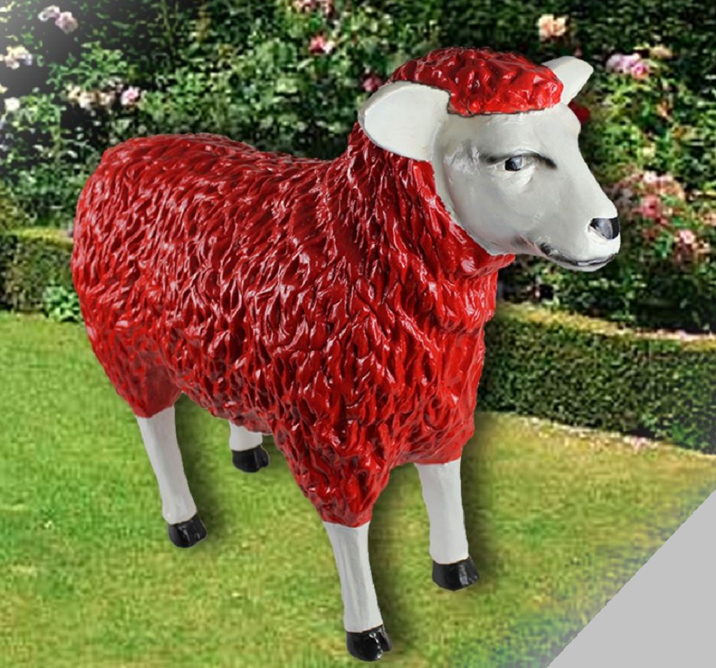 Ipetboom Miniatur Schafe 6 Stück - Realistische Tierfiguren Für Garten Deko