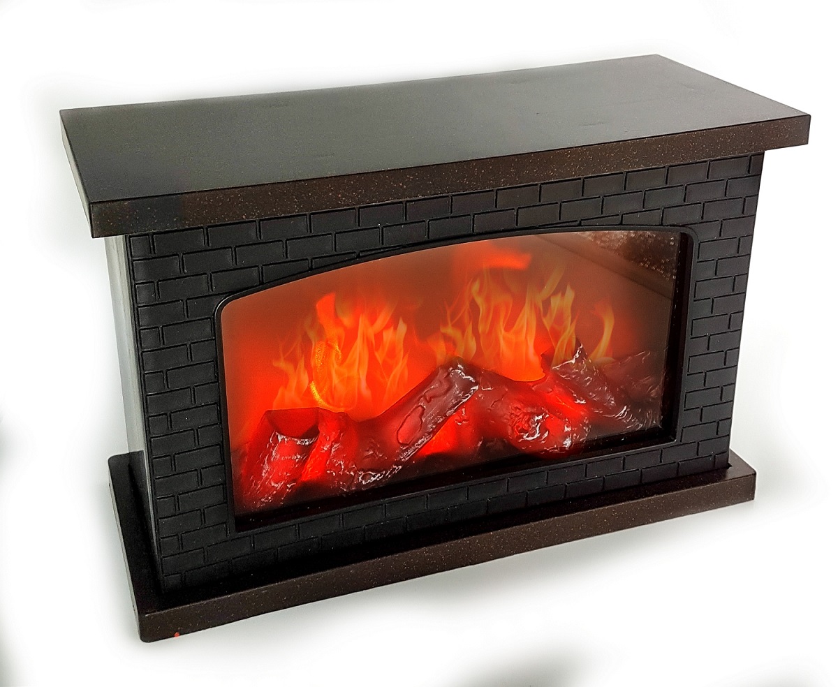 Led Kamin Flammeneffekt Kaminfeuer Tischkamin Flammen-Optik 20 x 30 cm