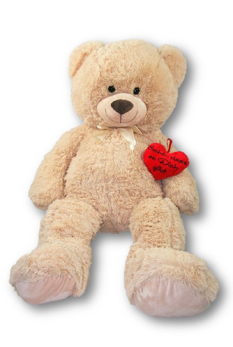 Teddy Bär 100 Cm Mit Herz Schön 13 Cm Kuscheltier Set